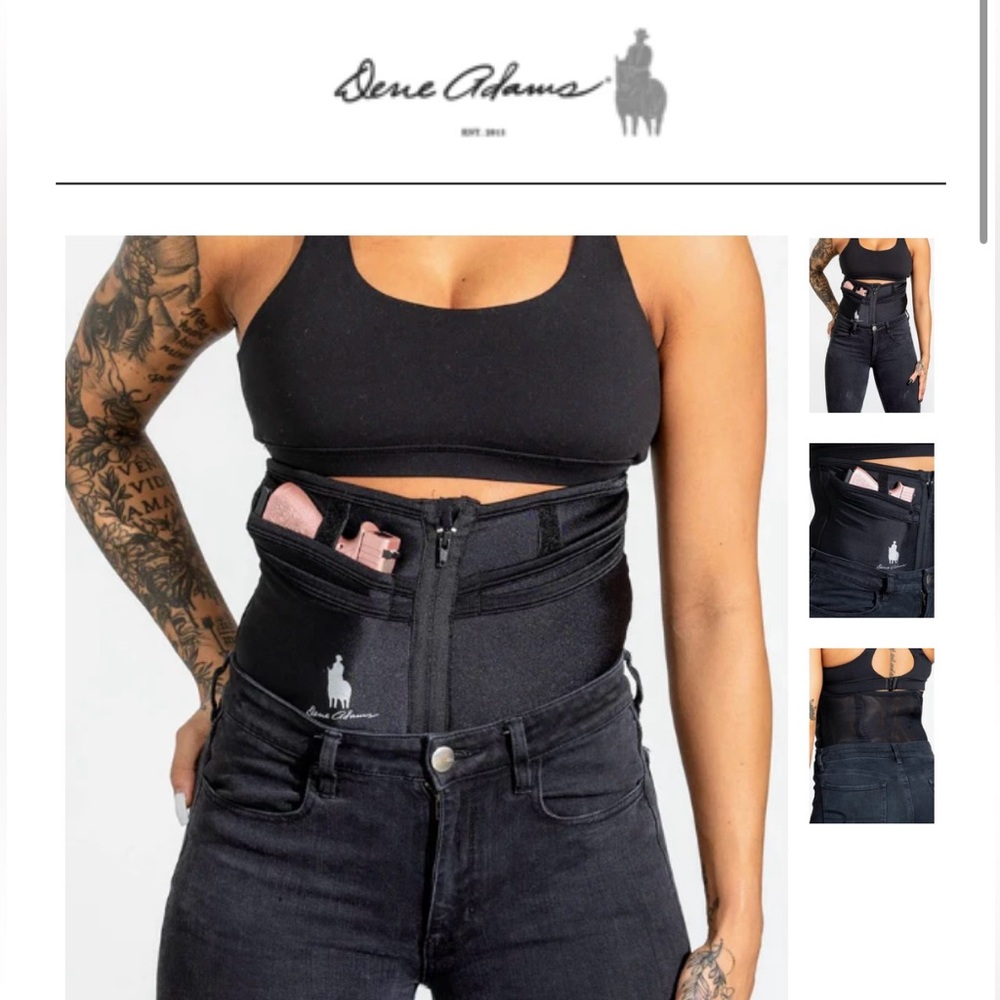 Dene Adams Concealed Carry Corset- Black BRAND NEW